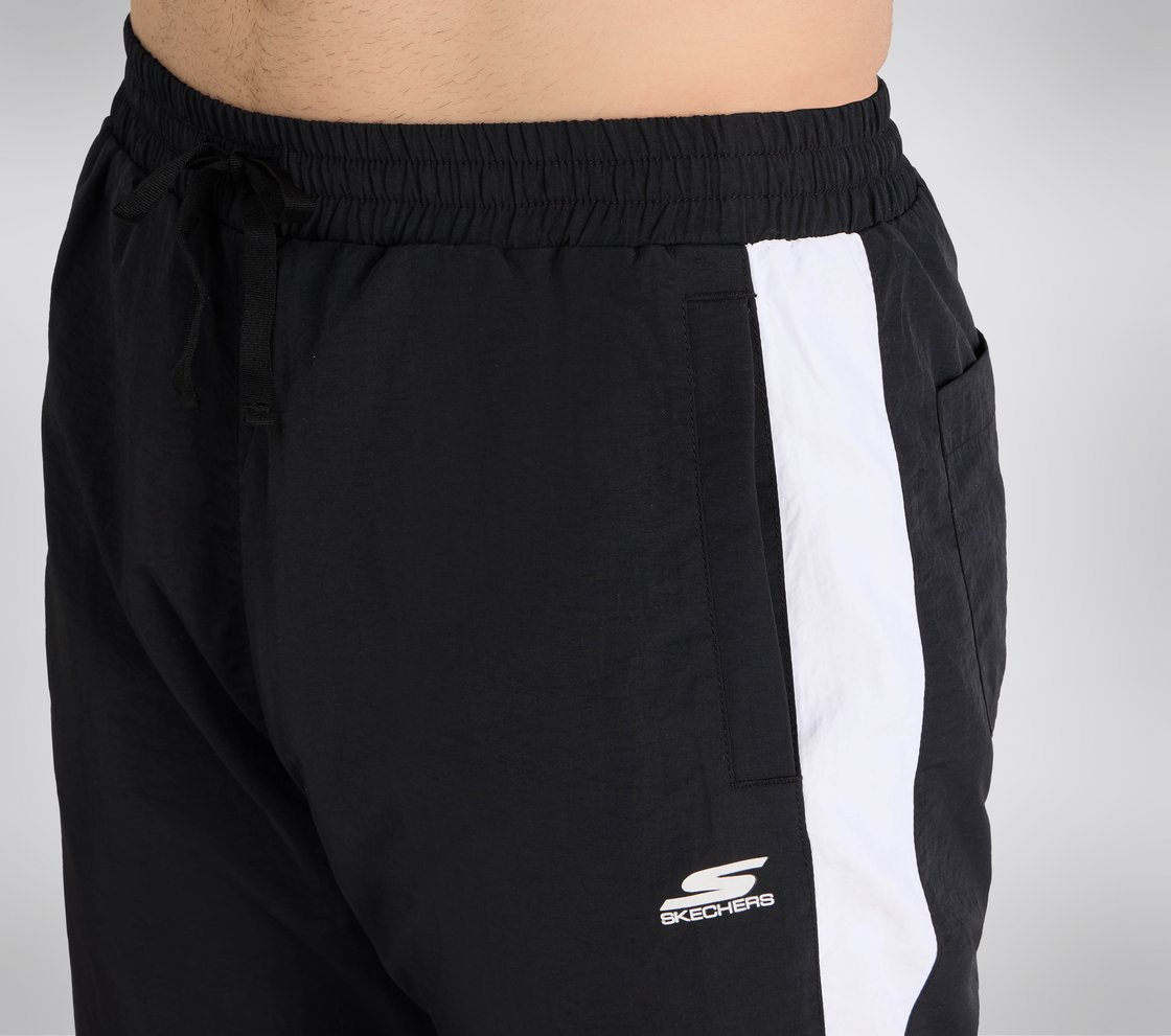 SKECHERS CUT & SEW JOGGER, WHITE/LIME Apparel Right View
