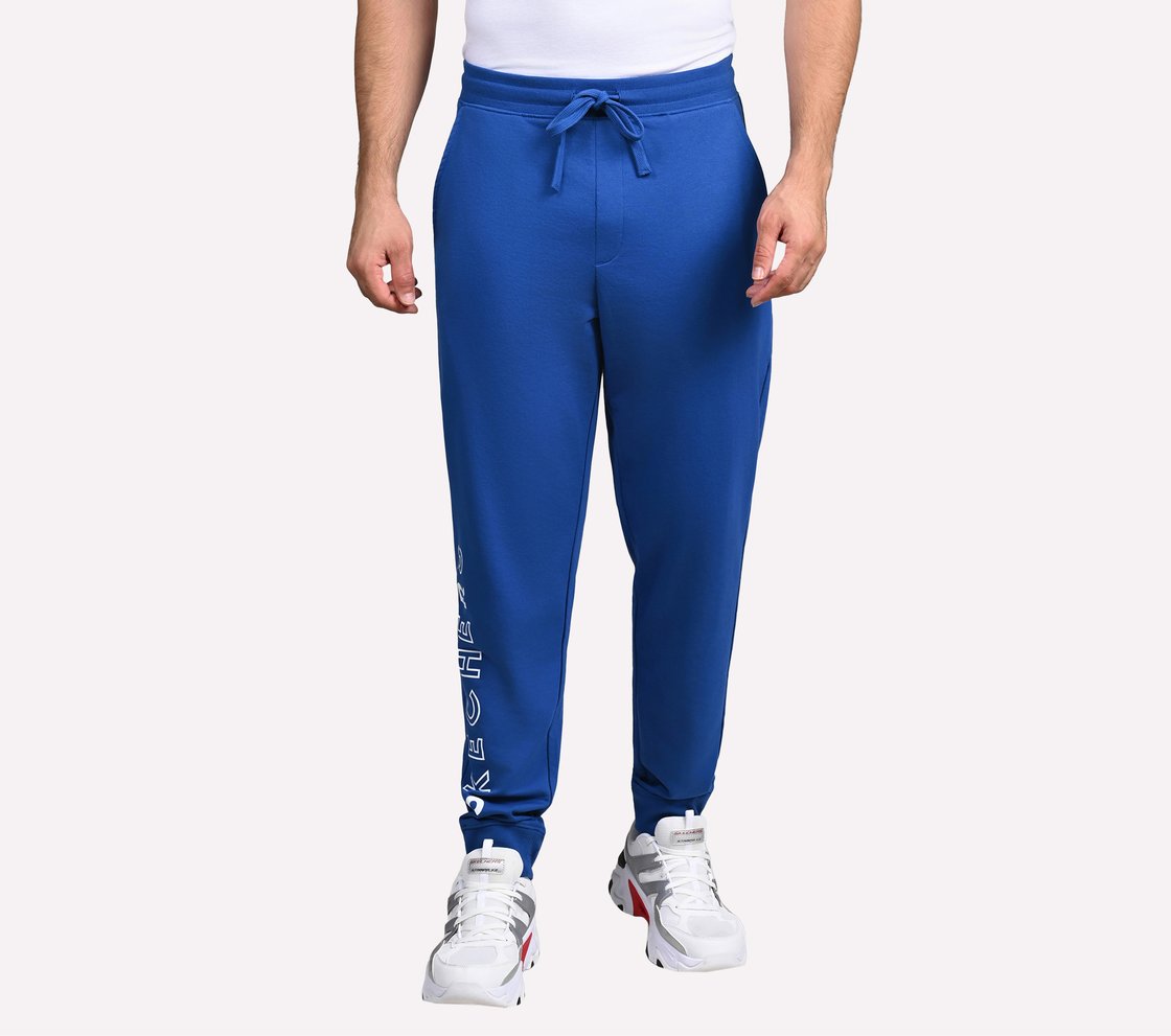 SKECHERS LIFESTYLE JOGGER, ROYAL/BLUE Apparel Lateral View