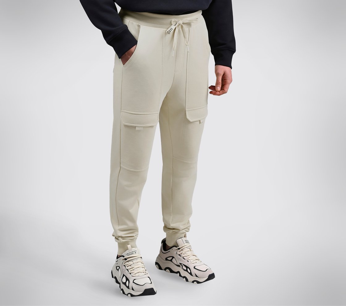 OASIS CARGO BTM, OFF WHITE/GREY Apparel Bottom View