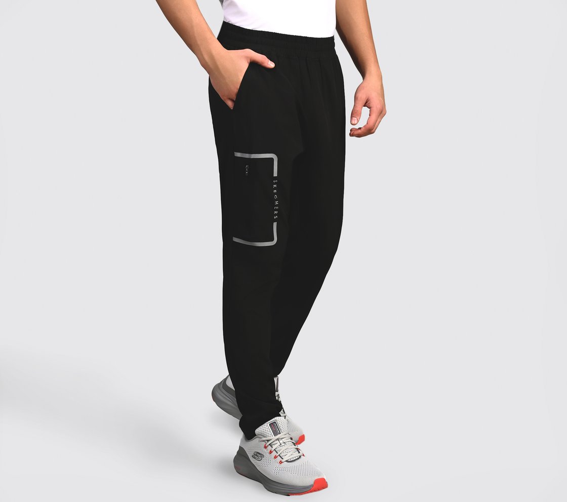 ESSENTIAL WALKER PANTS, BLACK/CHARCOAL/BLUE Apparel Top View