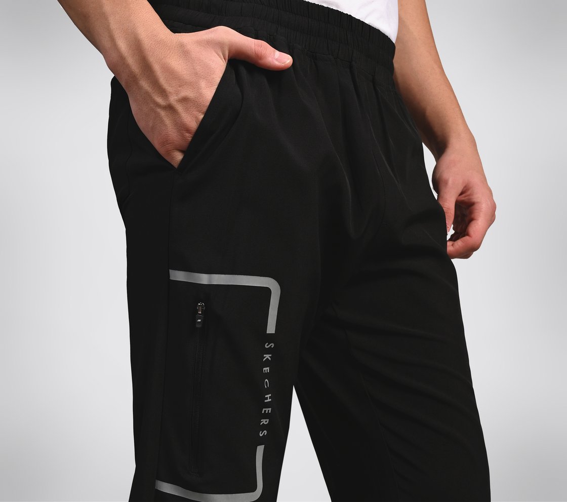 ESSENTIAL WALKER PANTS, BLACK/CHARCOAL/BLUE Apparel Right View