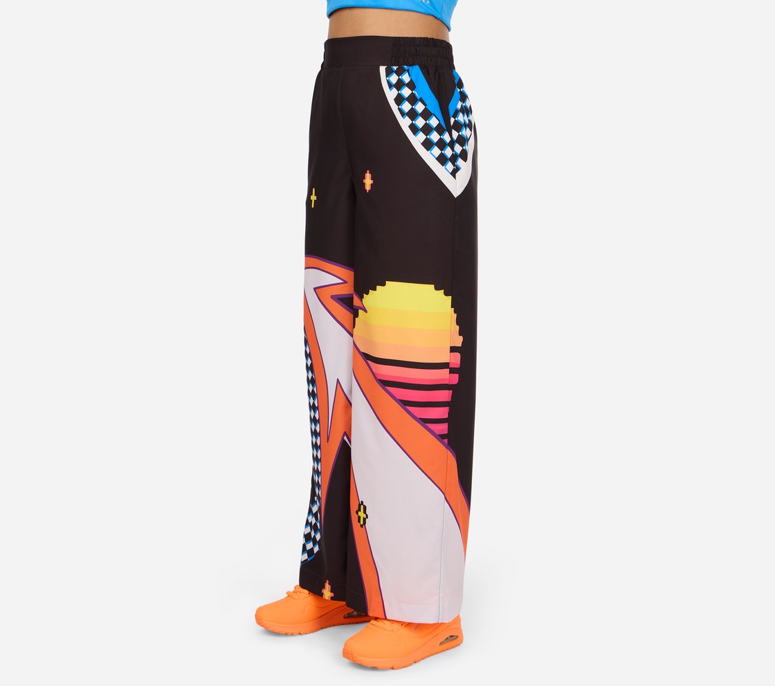 ENGINEERED PRINT PANT, BLACK