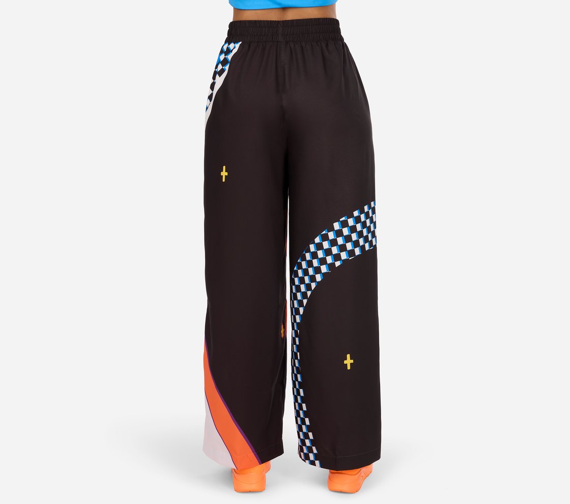 ENGINEERED PRINT PANT, BLACK