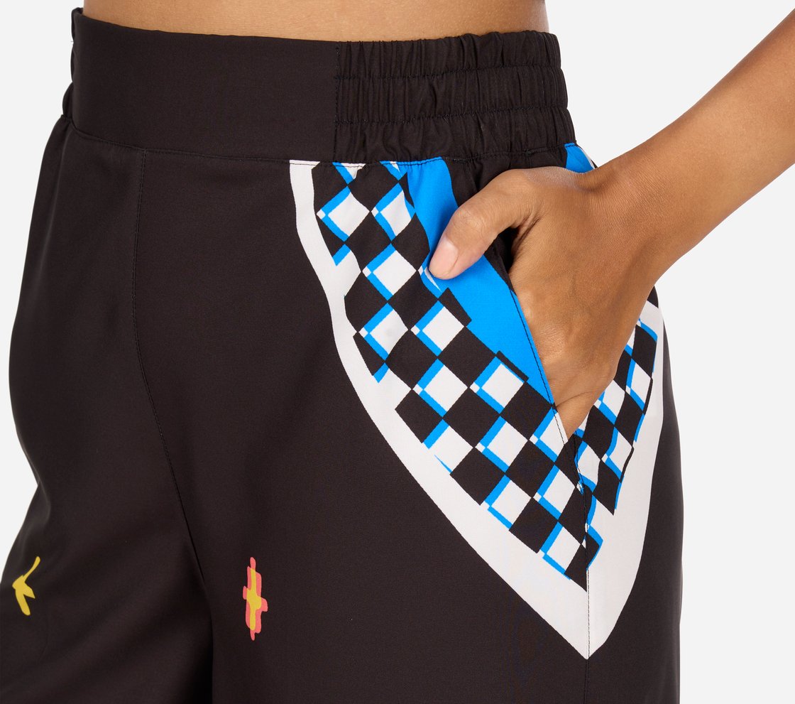 ENGINEERED PRINT PANT, BLACK Apparel Right View