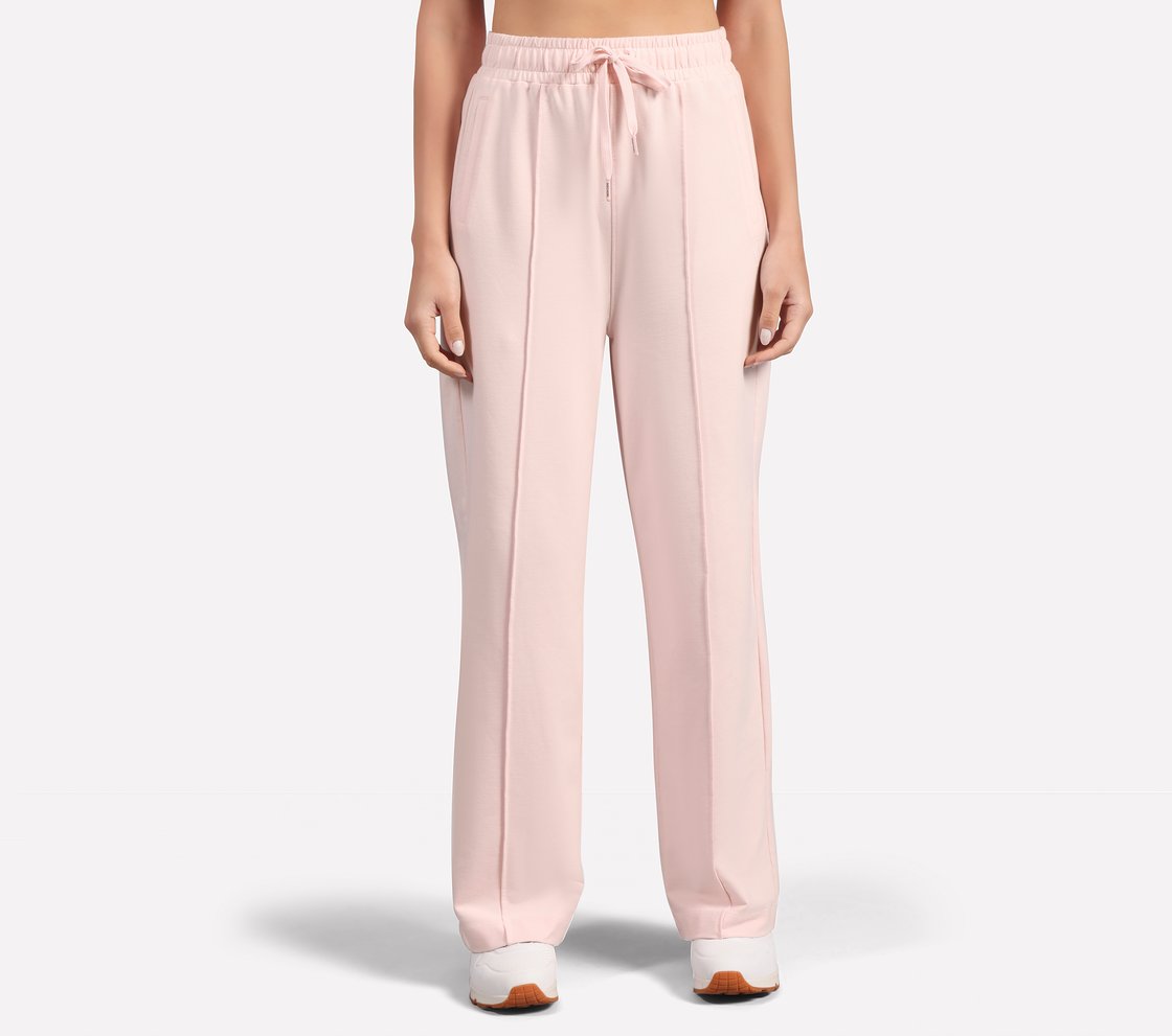 PIN TUCK PANTS, NEON PINK/YELLOW