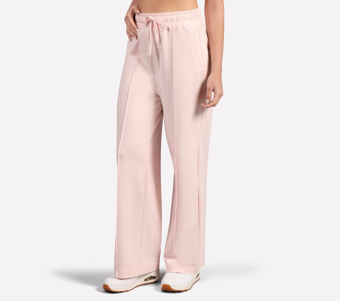 PIN TUCK PANTS, NEON PINK/YELLOW
