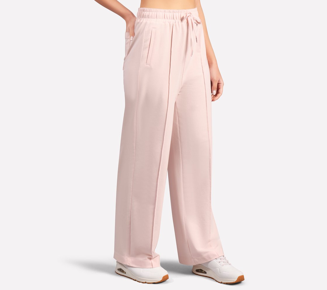 PIN TUCK PANTS, NEON PINK/YELLOW