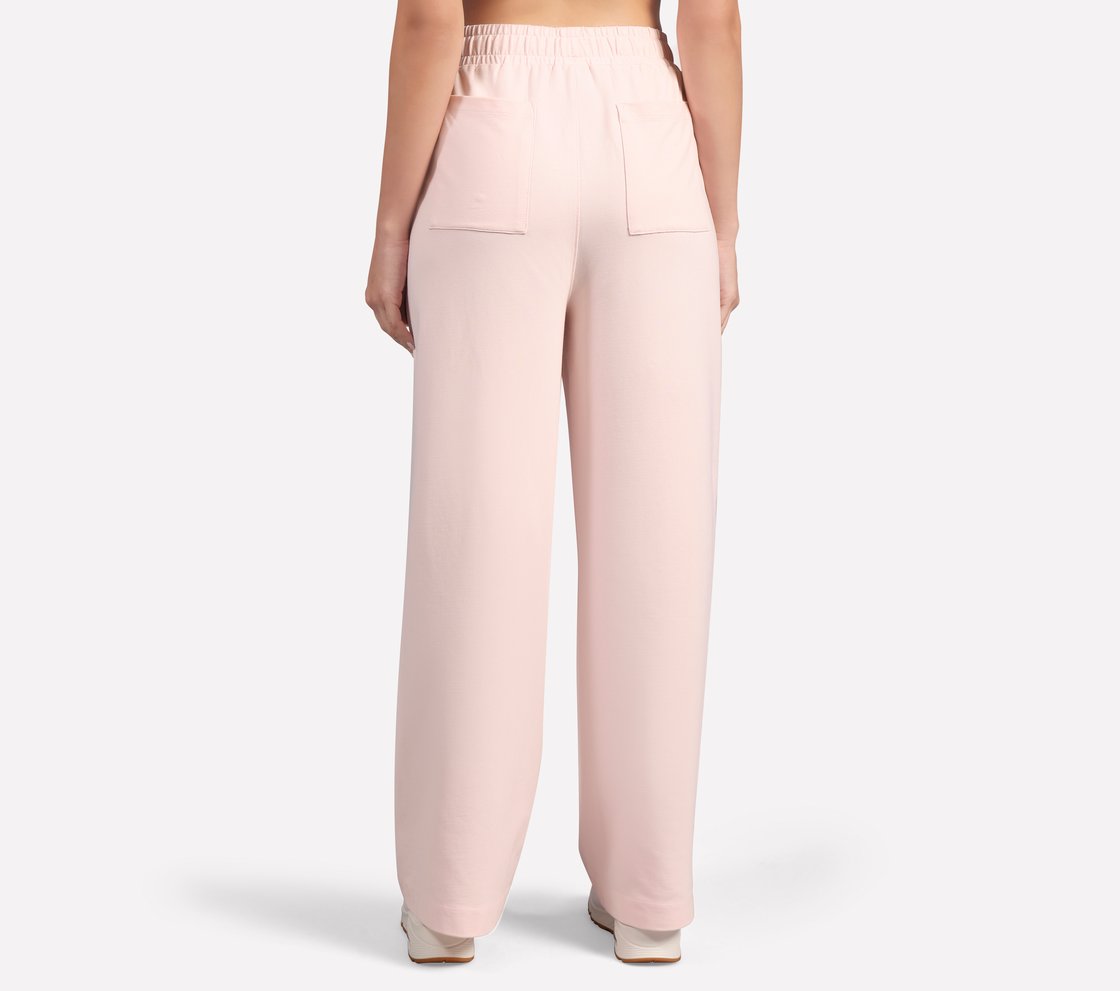 PIN TUCK PANTS, NEON PINK/YELLOW Apparel Left View