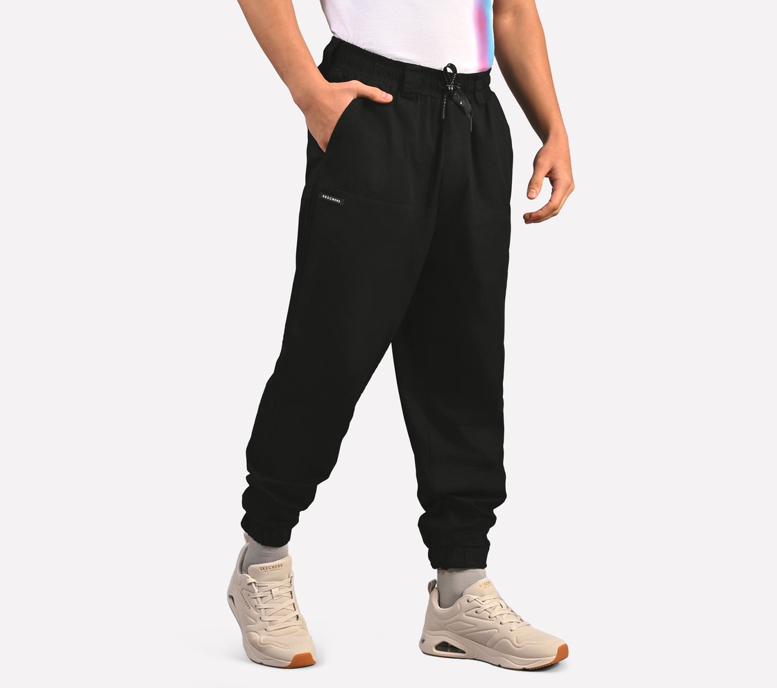 EARTH YOGI PANTS, BLACK Apparel Bottom View
