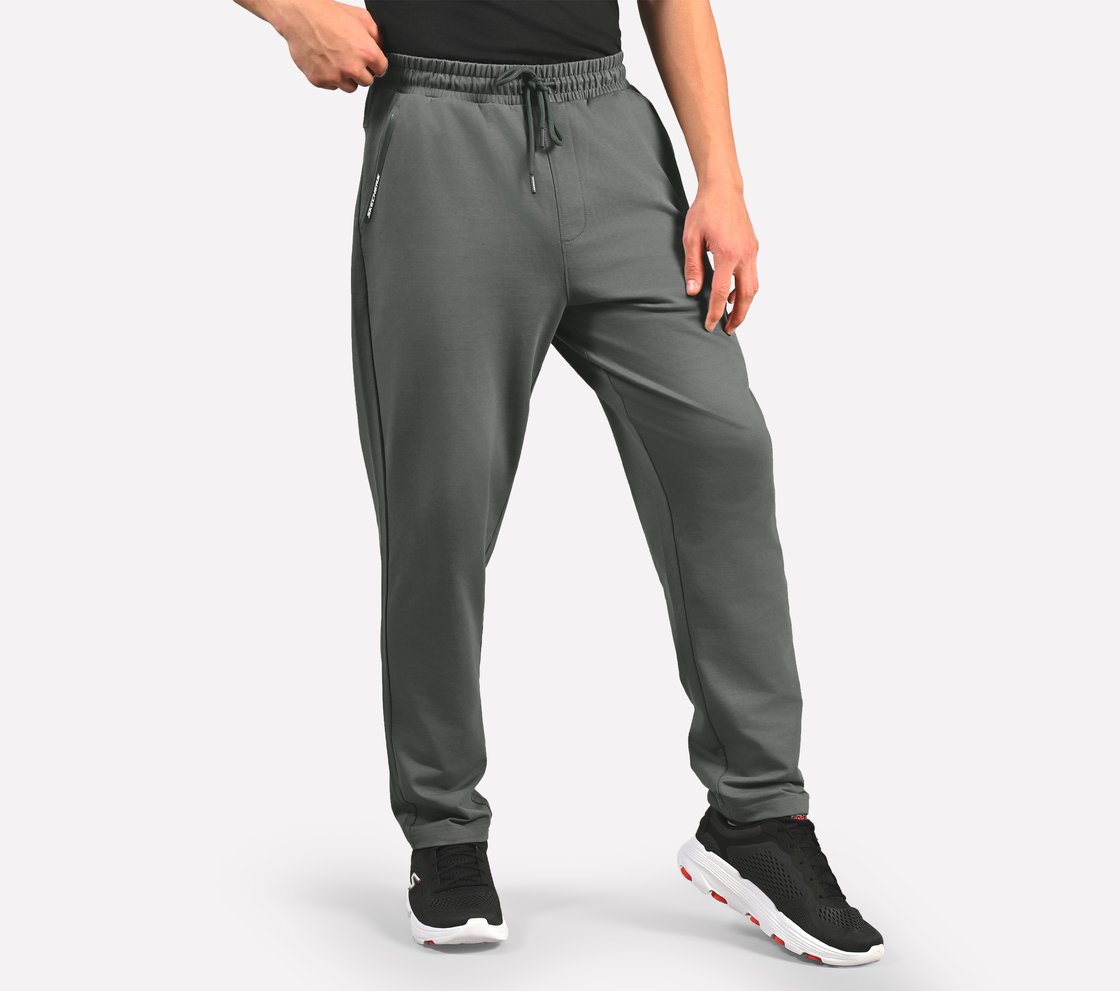ACTIVE WOVEN PANT, BLACK/CHARCOAL Apparel Bottom View
