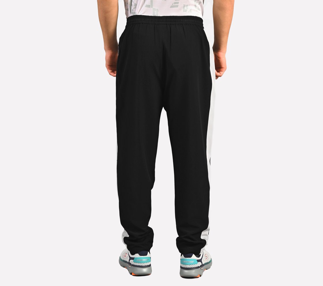 MENS COLORBLOCK TRACK PANT, BLACK Apparel Left View