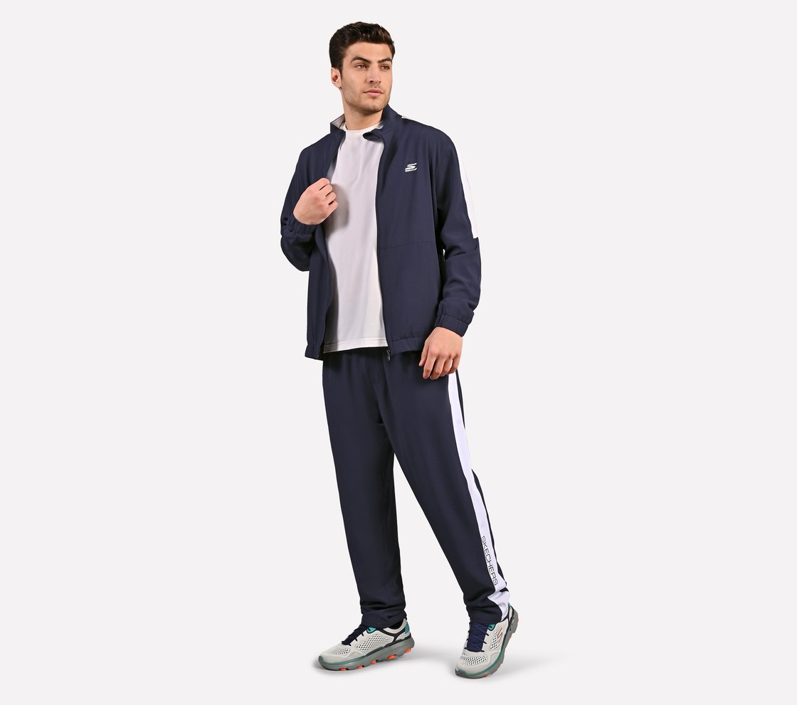 MENS COLORBLOCK TRACK PANT, NAVY