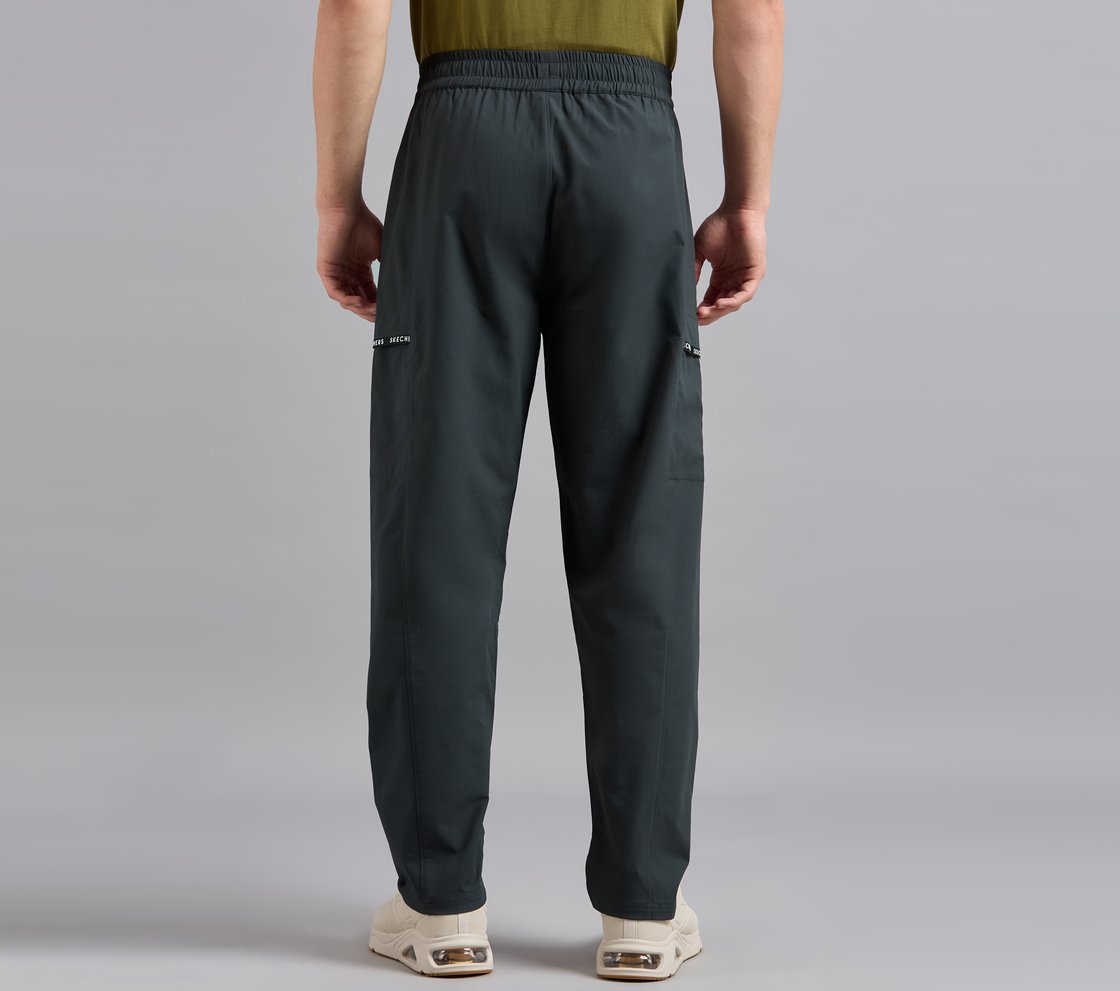 TAPE BRANDING PANEL GOLF PANTS, BLACK