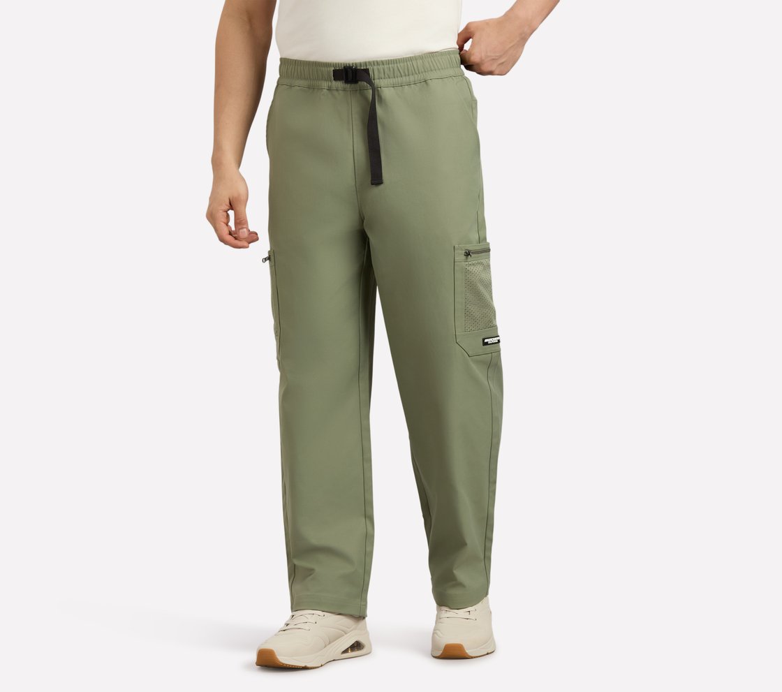 MESH POCKET RANGER PANTS, BROWN/SAGE Apparel Lateral View