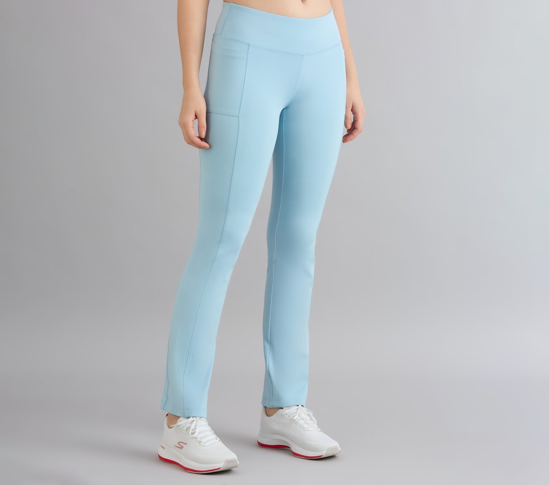 FLARED PANT WITH POCKETS, BLUE/GRAY Apparel Bottom View