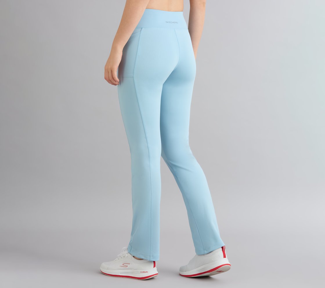 FLARED PANT WITH POCKETS, BLUE/GRAY Apparel Left View