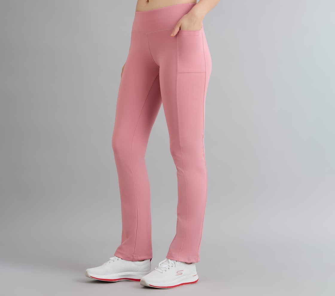 FLARED PANT WITH POCKETS, PURPLE/YELL