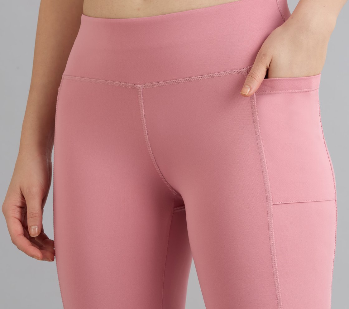 FLARED PANT WITH POCKETS, PURPLE/YELL