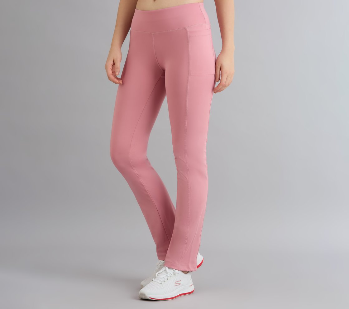 FLARED PANT WITH POCKETS, PURPLE/YELL