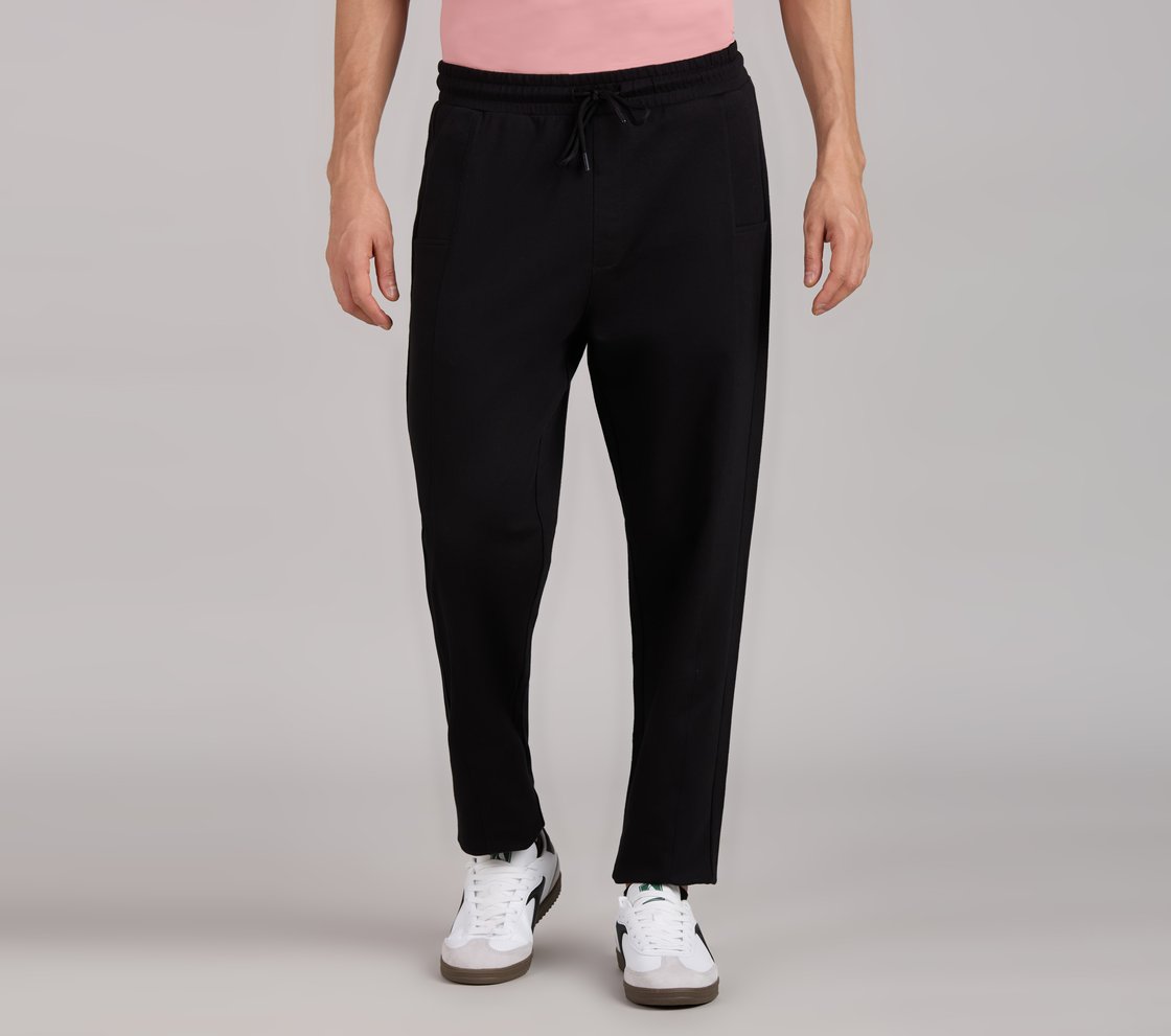 POCKET PANEL WORK PANTS, BLACK