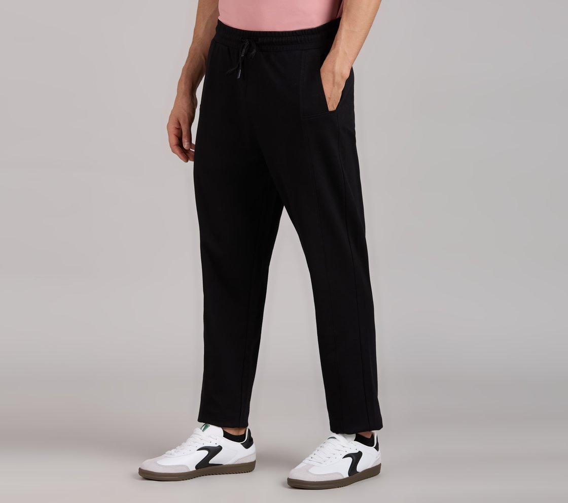 POCKET PANEL WORK PANTS, BLACK