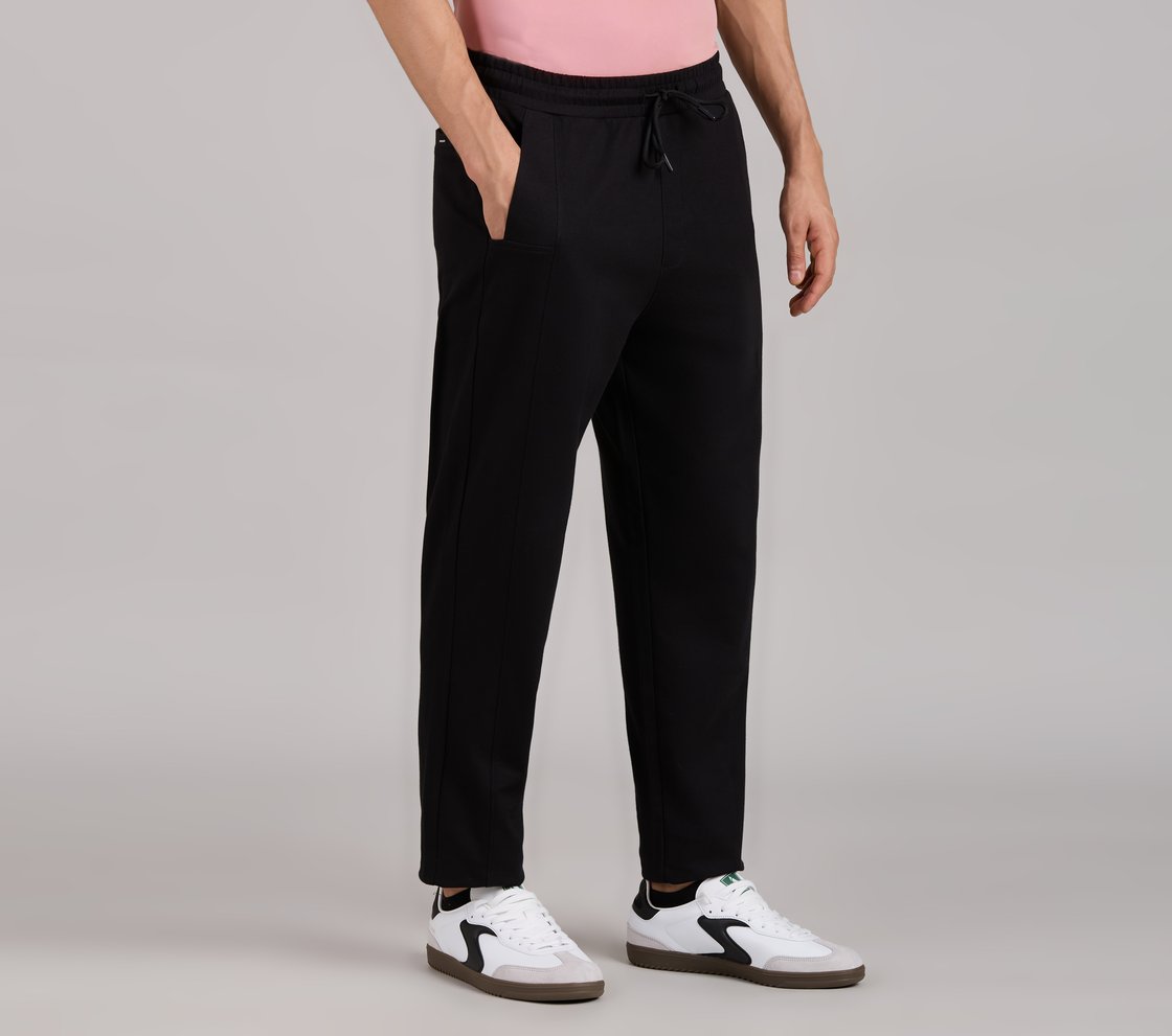 POCKET PANEL WORK PANTS, BLACK