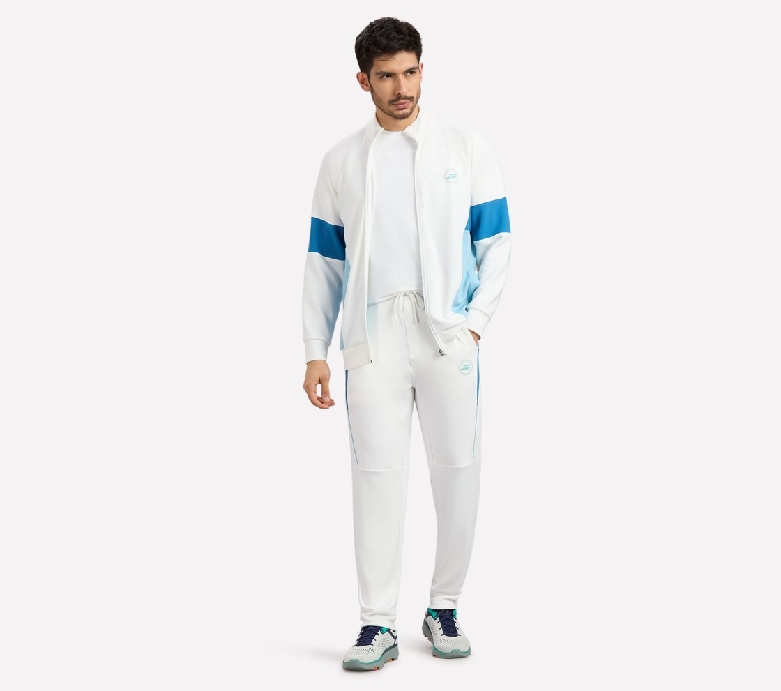 MENS CRICKET TRACKPANT, WHITE Apparel Right View