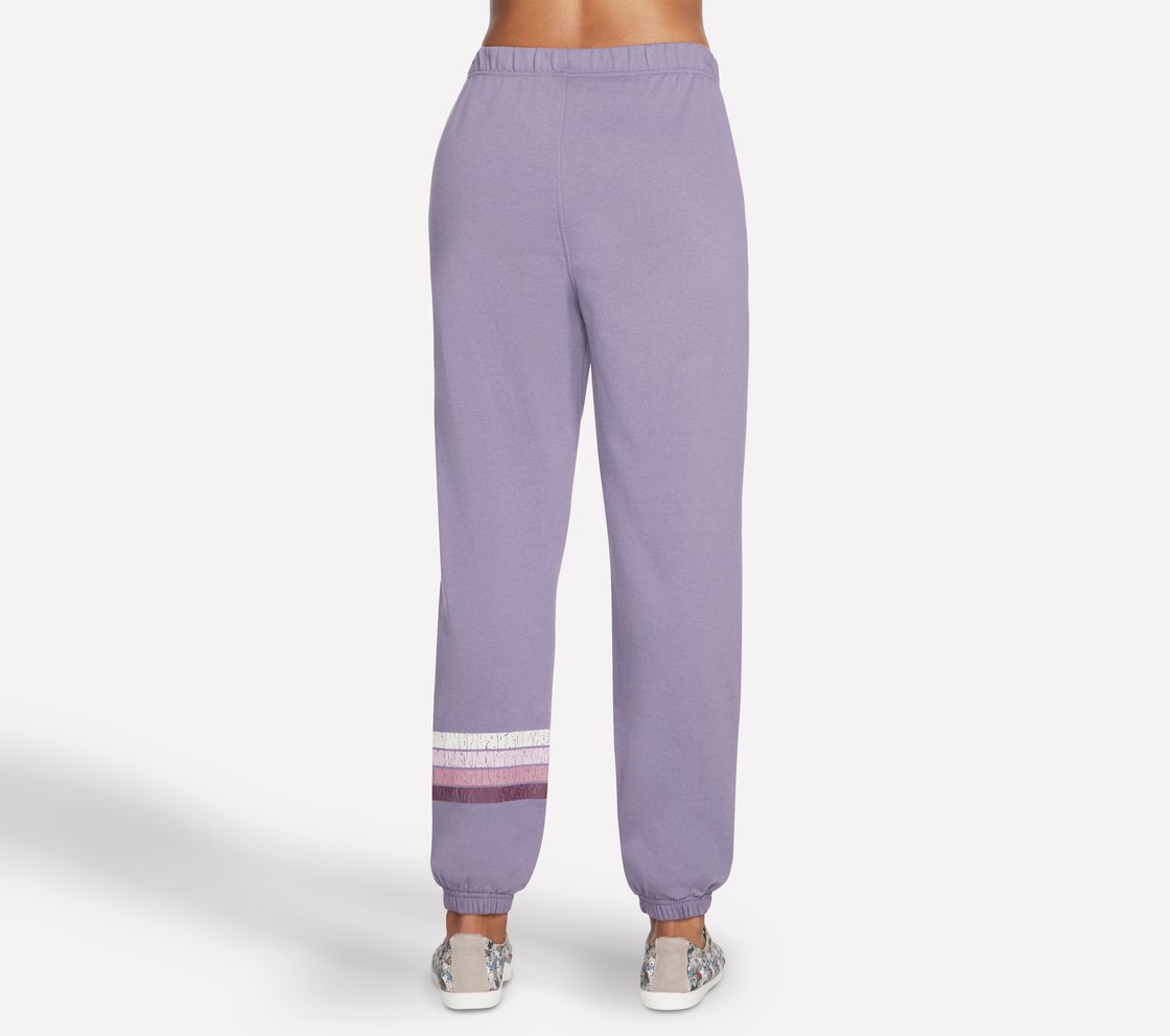 BOBS PURRRFECT TERRY SNUGGLE, GREY/PURPLE Apparel Top View