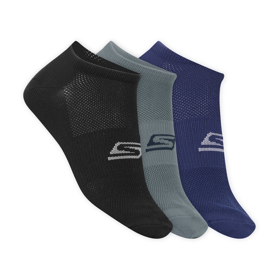 3 Pack of MENS MICROFIBER NON TERRY, GREY/BLUE