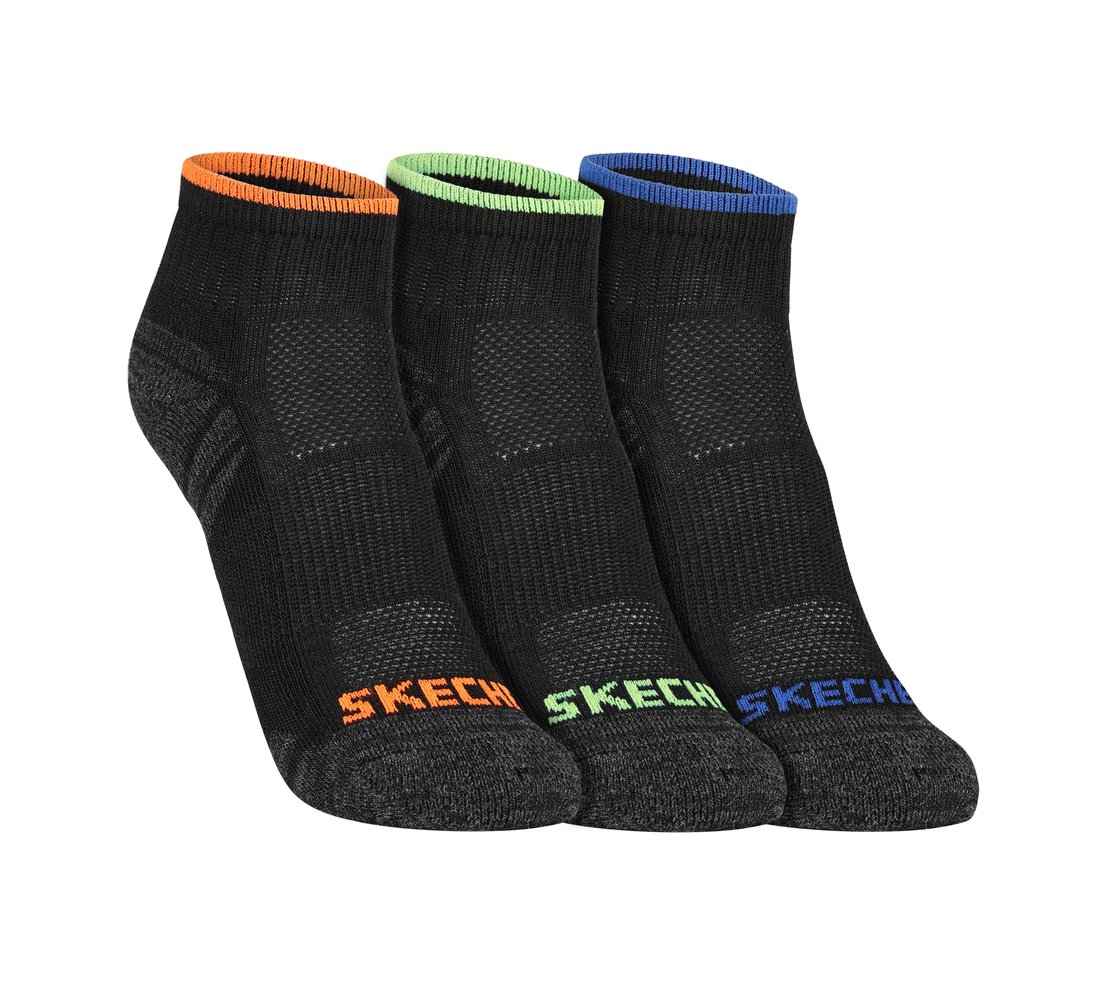 3 Pack of BOYS 1/2 TERRY QTR CREW, BBBBLACK