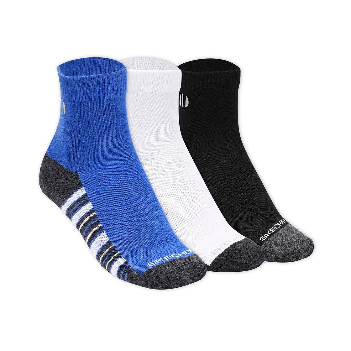 3 Pack of UNISEX HALF TERRY ANKLE Socks, MMULTI