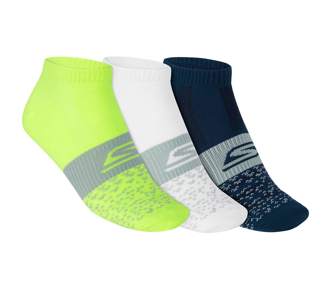 3PK MENS NON TERRY LOW CUT, MULTI Accessories Lateral View