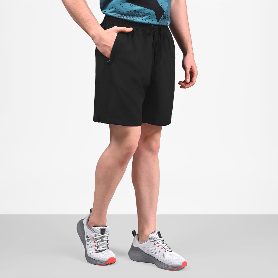 SKECHERS PERFORMANCE SHORTS, BBBBLACK Apparel Bottom View