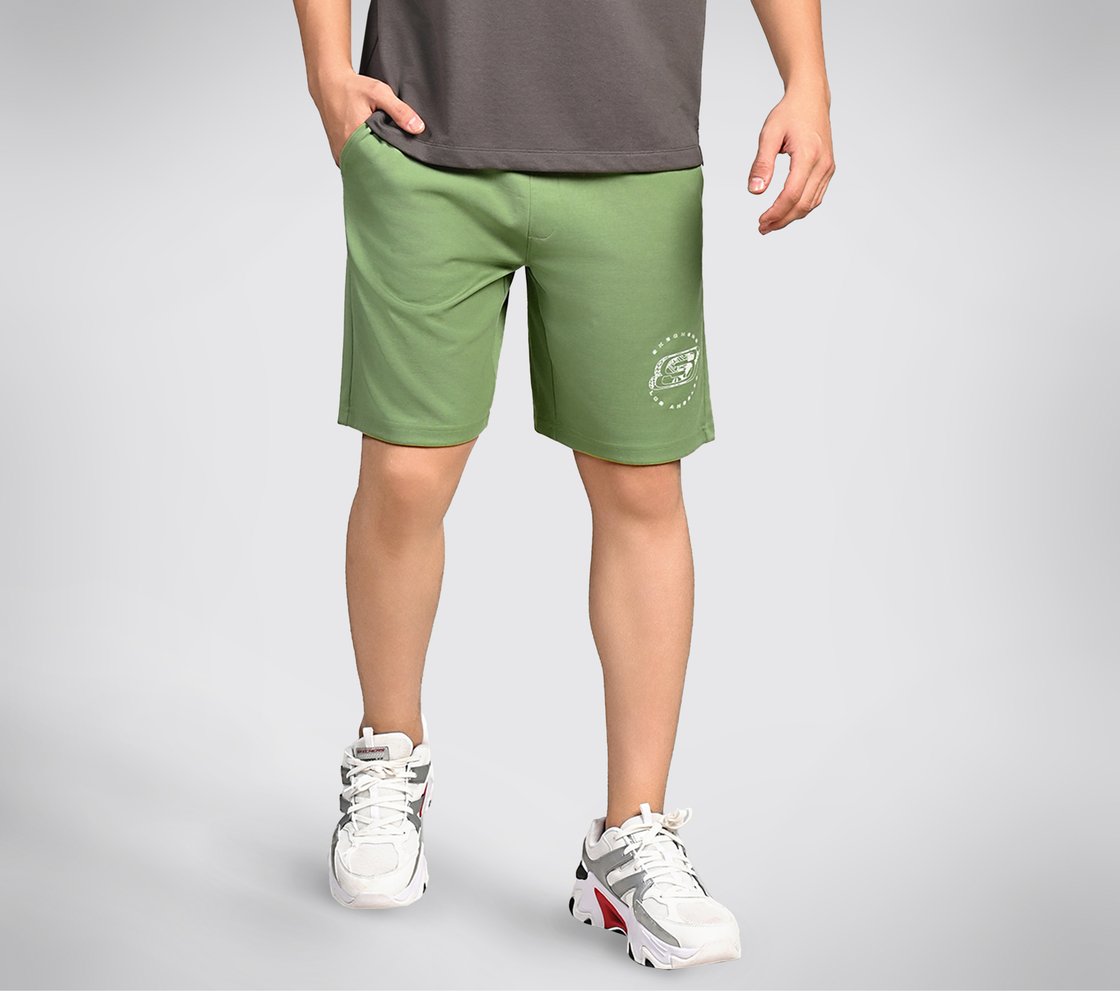AD SPRINT SHORTS, BROWN/GREEN