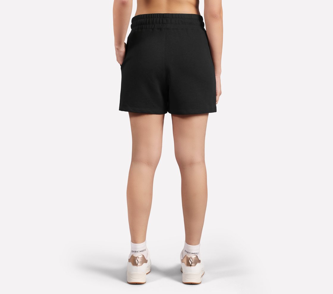 3D PATCH POCKET SHORTS, BLACK Apparel Left View