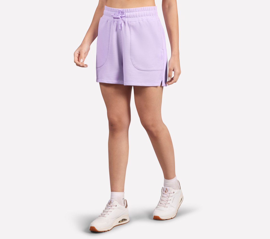 3D PATCH POCKET SHORTS, PURPLE/PERIWINKLE