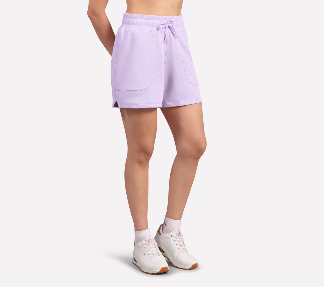 3D PATCH POCKET SHORTS, PURPLE/PERIWINKLE