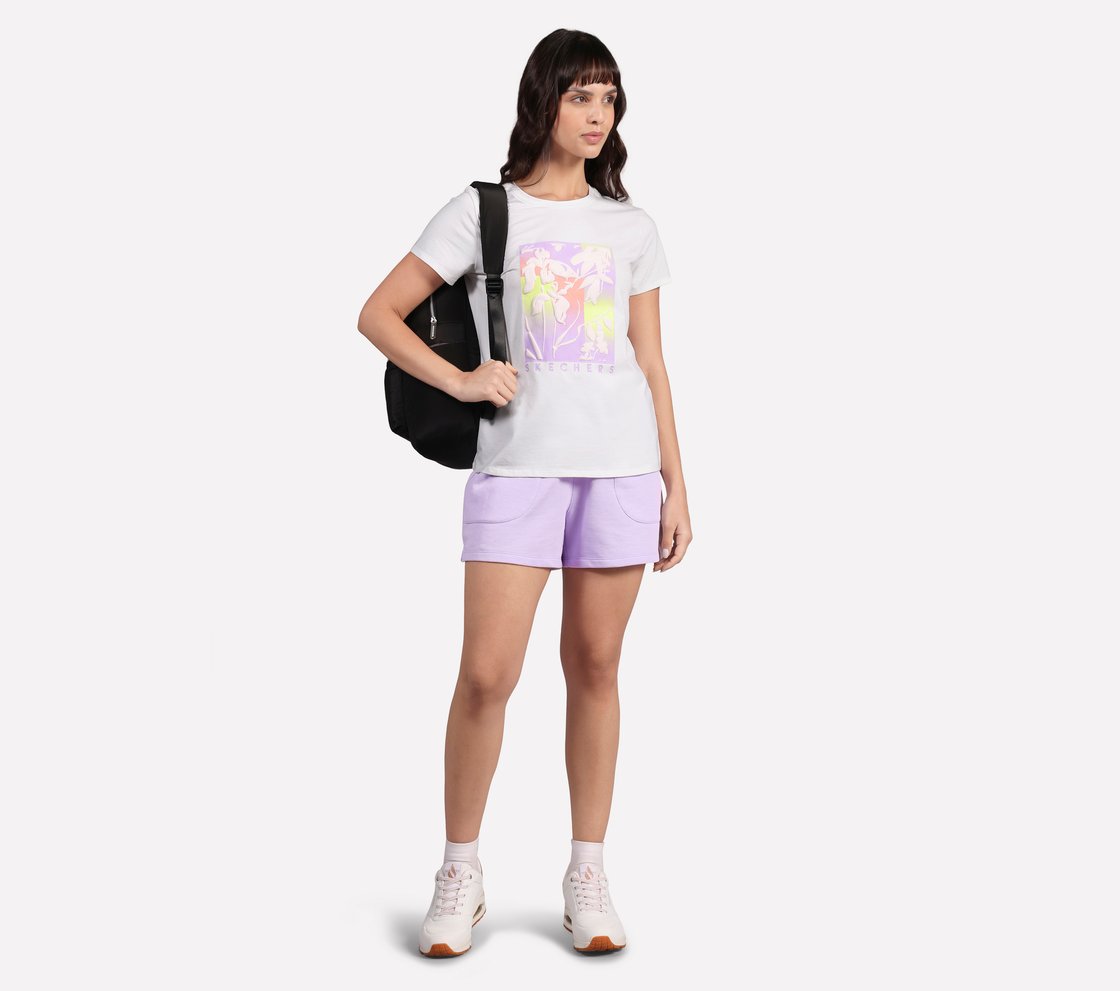 3D PATCH POCKET SHORTS, PURPLE/PERIWINKLE