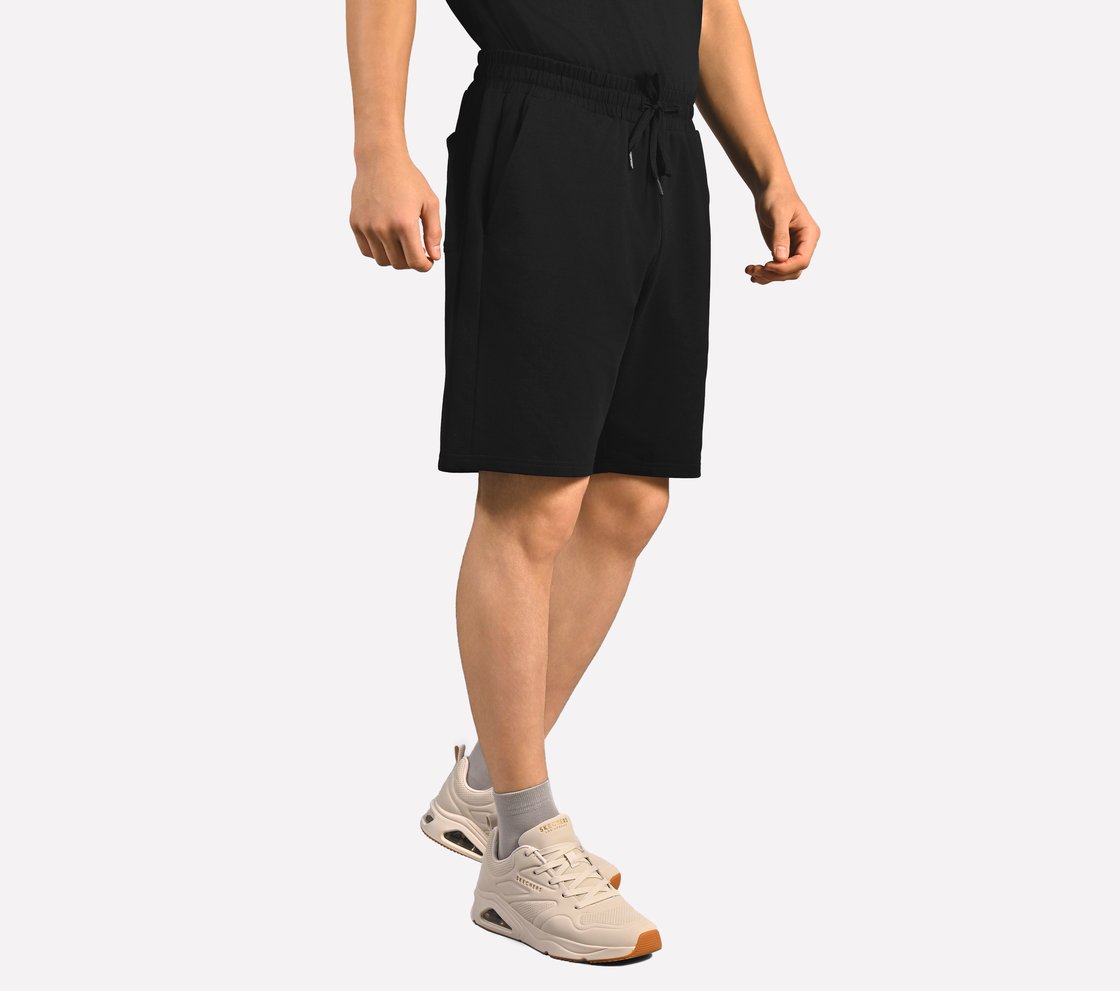 SKECHERS BASIC SHORTS, BLACK Apparel Bottom View