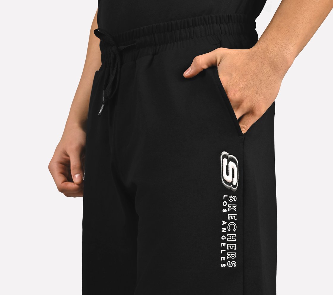 SKECHERS BASIC SHORTS, BLACK