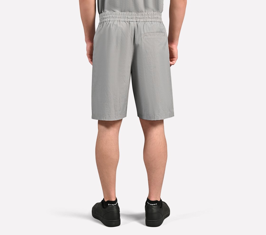 MENS ANIME STREET SHORTS, STONE/NATURAL Apparel Left View
