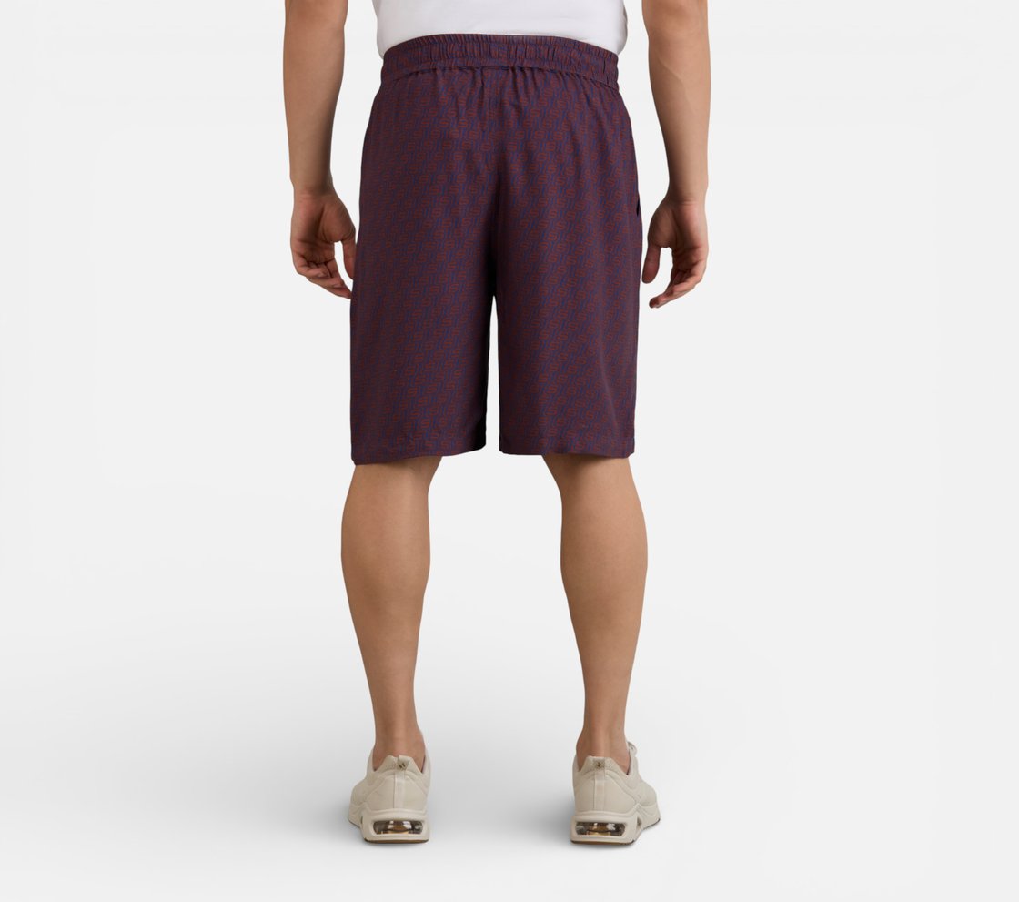 MENS MONOGRAM SHORT, NAVY Apparel Left View
