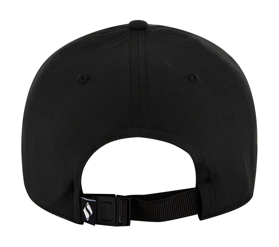SKECH-SHINE FOIL BASEBALL HAT, BBBBLACK