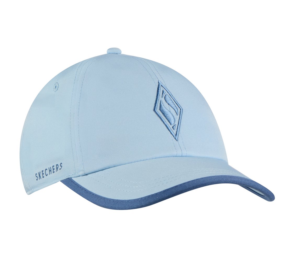 SKECHWEAVE DIAMOND COLORBLOCK, SIL/WHT/BLUE Accessories Left View