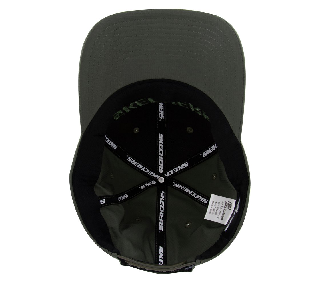 TEAERSTOP SKECHERS SNAPBACK HAT, OLIVE Accessories Right View