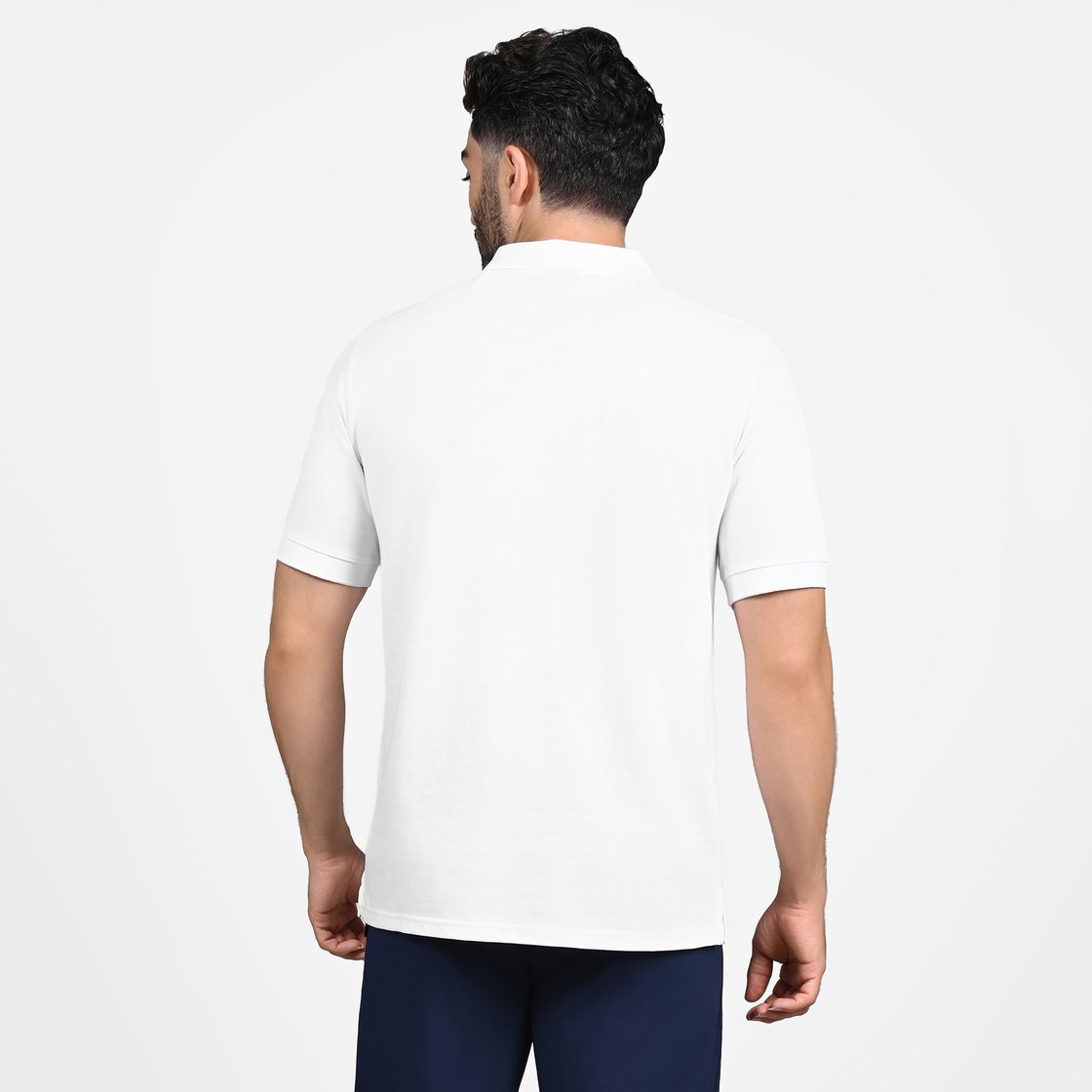OASIS TWILL PLACKET POLO, WWWHITE