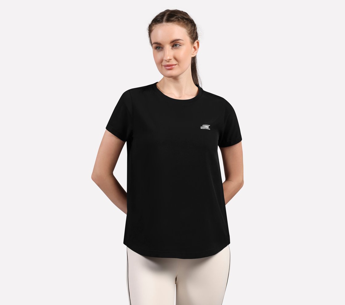 PERFORMANCE BOXY FIT T SHIRT, BLACK