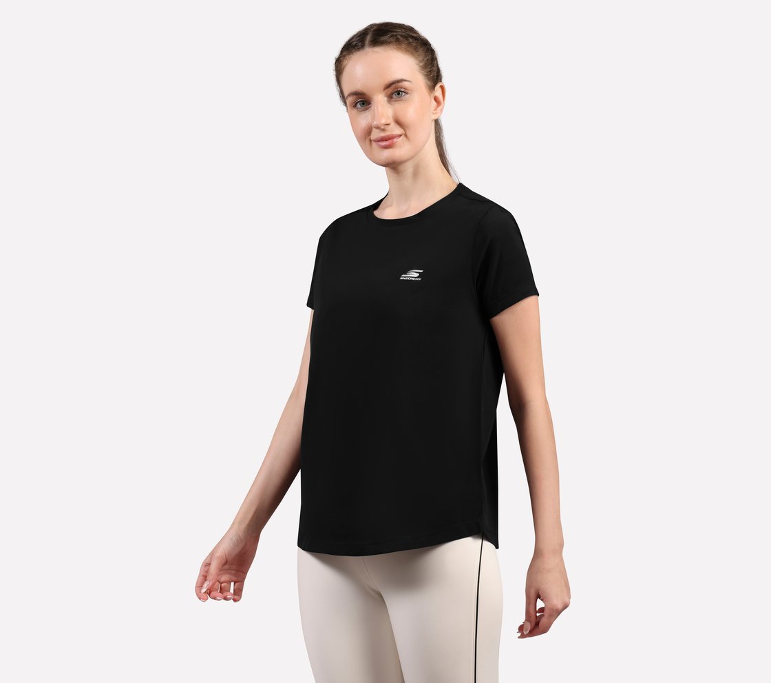 PERFORMANCE BOXY FIT T SHIRT, BLACK