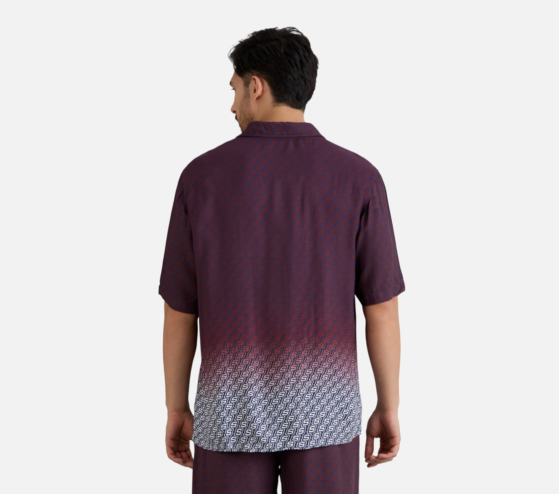 MENS MONOGRAM SHIRT, NAVY