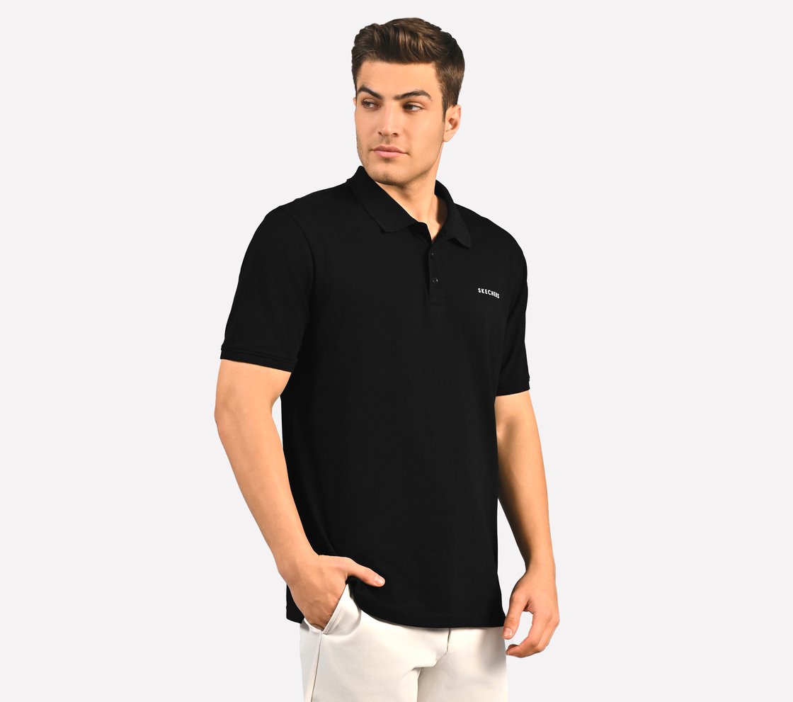 MENS CORE POLO, BLACK
